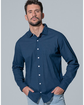Chemise d'entreprise Personnalisée Manche Longue|Manchettes Homme 100% coton - JHK SHATULUM - Chemise d'entreprise Personnali...