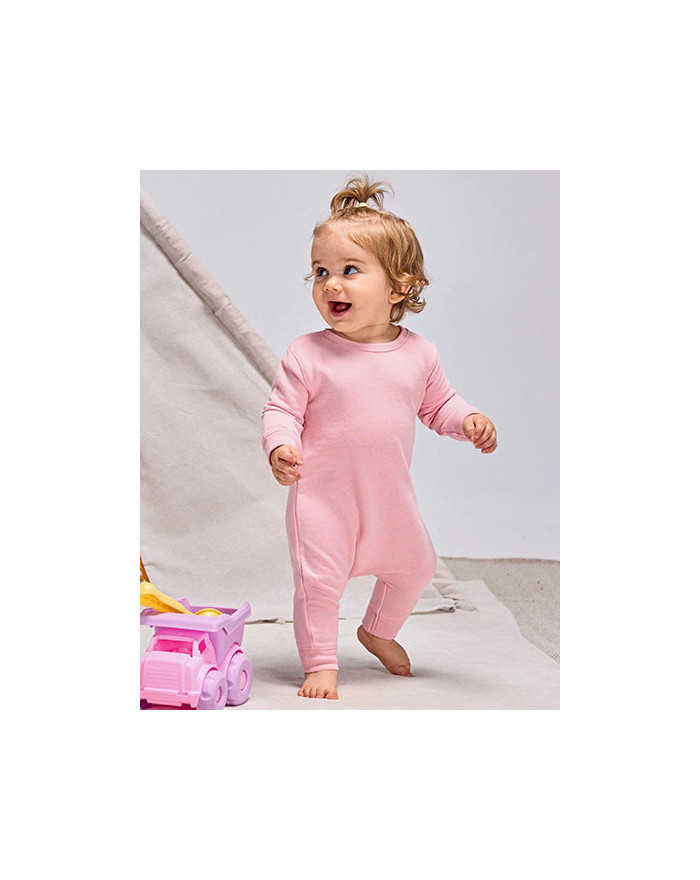 Grenouillère & Pyjama Personnalisés Manche Longue avec liseré Enfant 260 g/m² - JHK SWRBSUIT - Pyjamas avec marquage broderie...