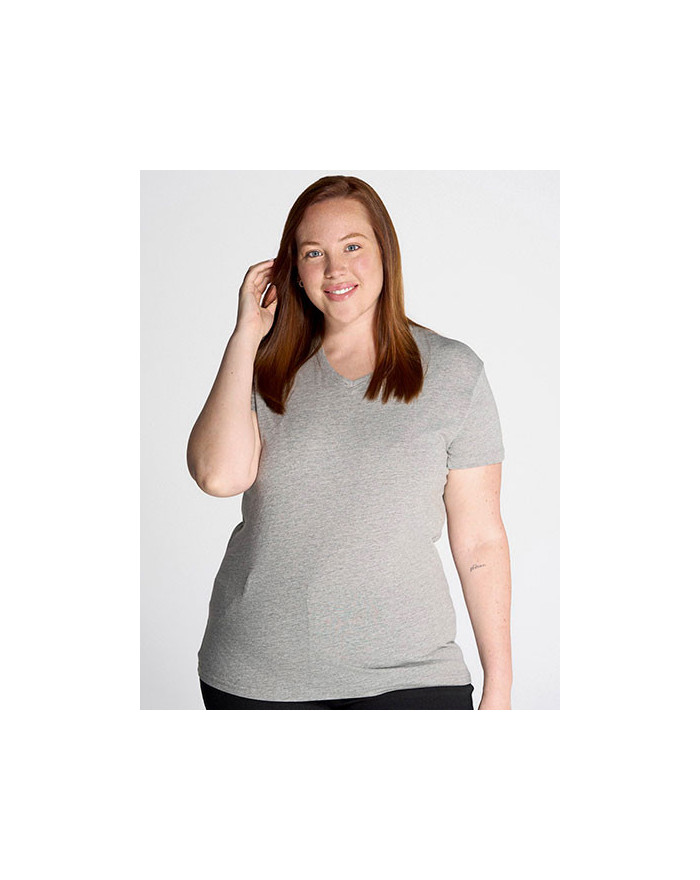 Tee shirt Personnalisé Manche Courte Femme 145 g/m² - JHK CURVSPICO - Tee shirt Personnalisé avec marquage broderie, flocage ...