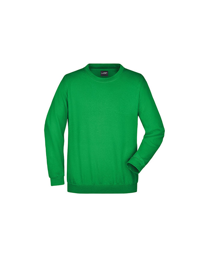 Sweat Personnalisée Manche Longue|avec liseré Col rond Homme  300 g/m² - Daiber JN040 - Sweat Personnalisé avec marquage brod...