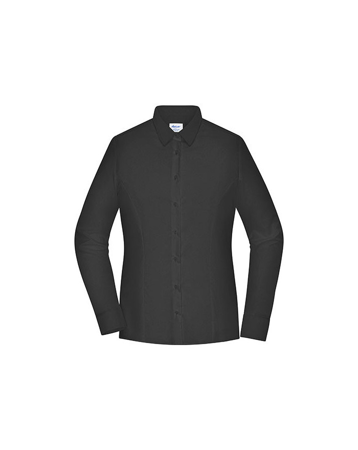 Chemise d'entreprise Personnalisée Manche Longue Femme 100 g/m² - Daiber JN1371 - Chemise d'entreprise Personnalisée avec mar...