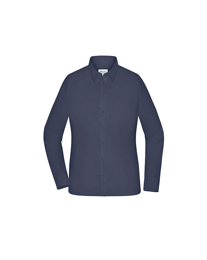 Chemise d'entreprise Personnalisée Manche Longue Femme 100 g/m² - Daiber JN1373 - Chemise d'entreprise Personnalisée avec mar...