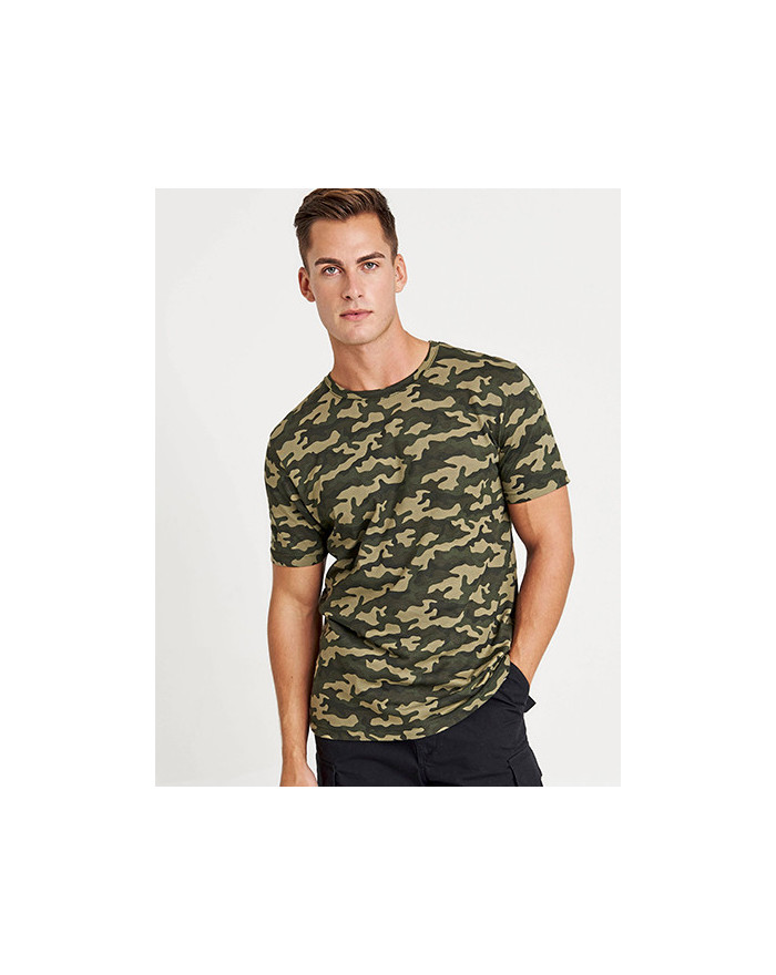 Tee shirt Personnalisé Manche Courte Bande de propreté|Col rond Homme  160g/m² - Just Ts JT034 - Tee shirt Personnalisé avec ...