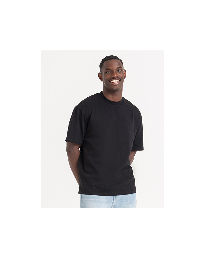 Tee shirt Personnalisé Manche Courte Col rond|Bande de propreté Homme   300 g/m² - Just Ts JT120  