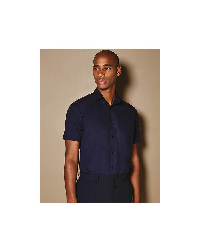 Chemise d'entreprise Personnalisée Manche Courte Duo 105 g/m² - Kustom Kit KK102 - Chemise d'entreprise Personnalisée avec ma...
