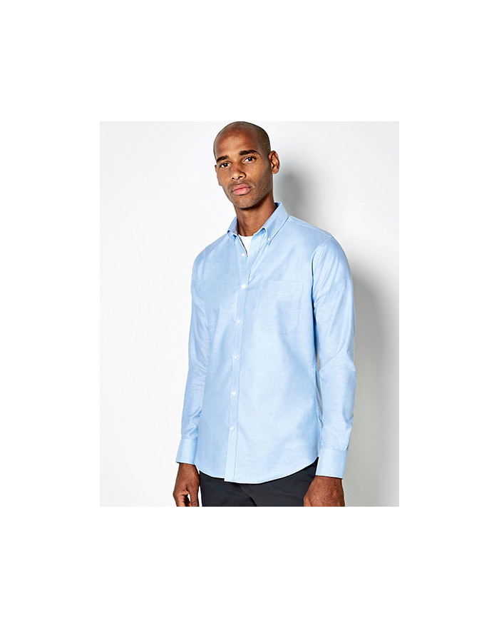 Chemise d'entreprise Personnalisée Manche Longue|Manchettes Homme 135 g/m² - Kustom Kit KK184 - Chemise d'entreprise Personna...