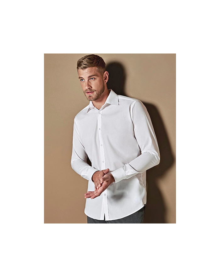 Chemise d'entreprise Personnalisée Manche Longue Homme 105 g/m² - Kustom Kit KK192 - Chemise d'entreprise Personnalisée avec ...