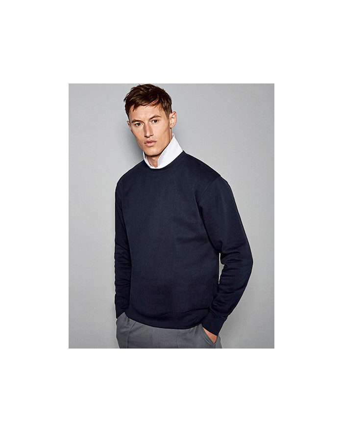 Sweat Personnalisé Manche Longue avec liseré Homme 280 g/m² - Kustom Kit KK332 - Sweat Personnalisé avec marquage broderie, f...