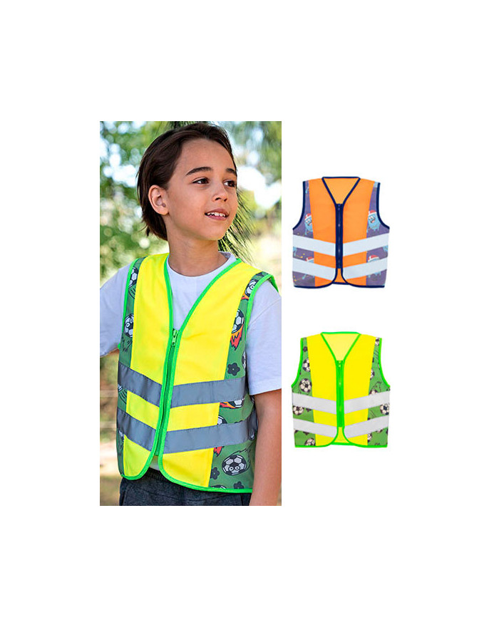 Veste Personnalisée Sans Manche Enfant 120 g/m² - Korntex ACTSPO - Veste Personnalisée avec marquage broderie, flocage ou imp...