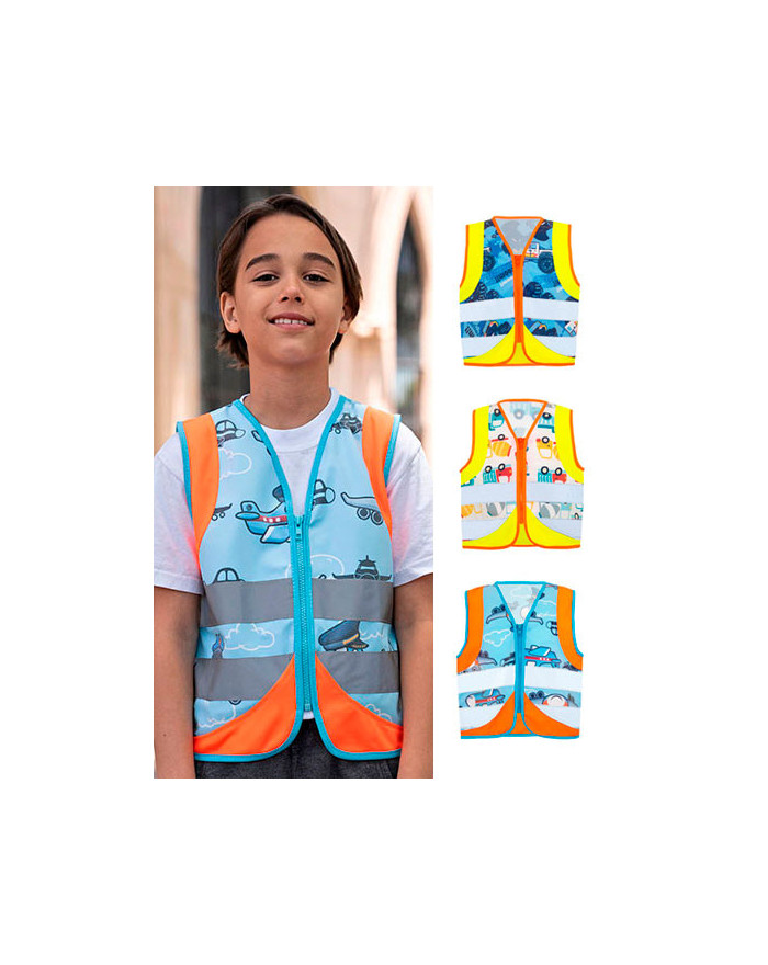 Veste Personnalisée Sans Manche Enfant 120 g/m² - Korntex ACTVEH - Veste Personnalisée avec marquage broderie, flocage ou imp...