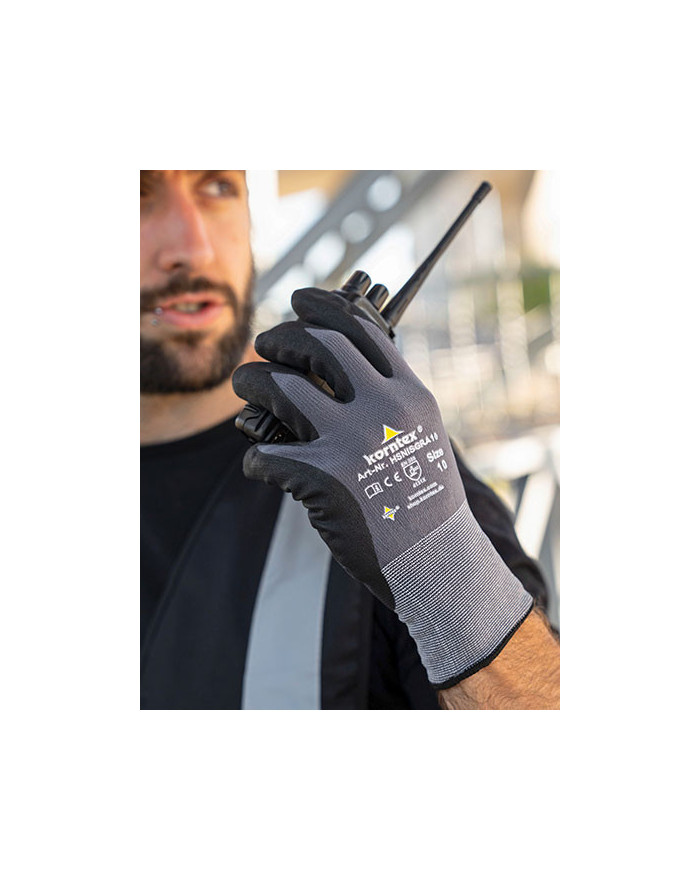 Gant personnalisée Korntex HSNIS - Gant personnalisé avec marquage broderie, flocage ou impression. Grossiste vetements vierg...