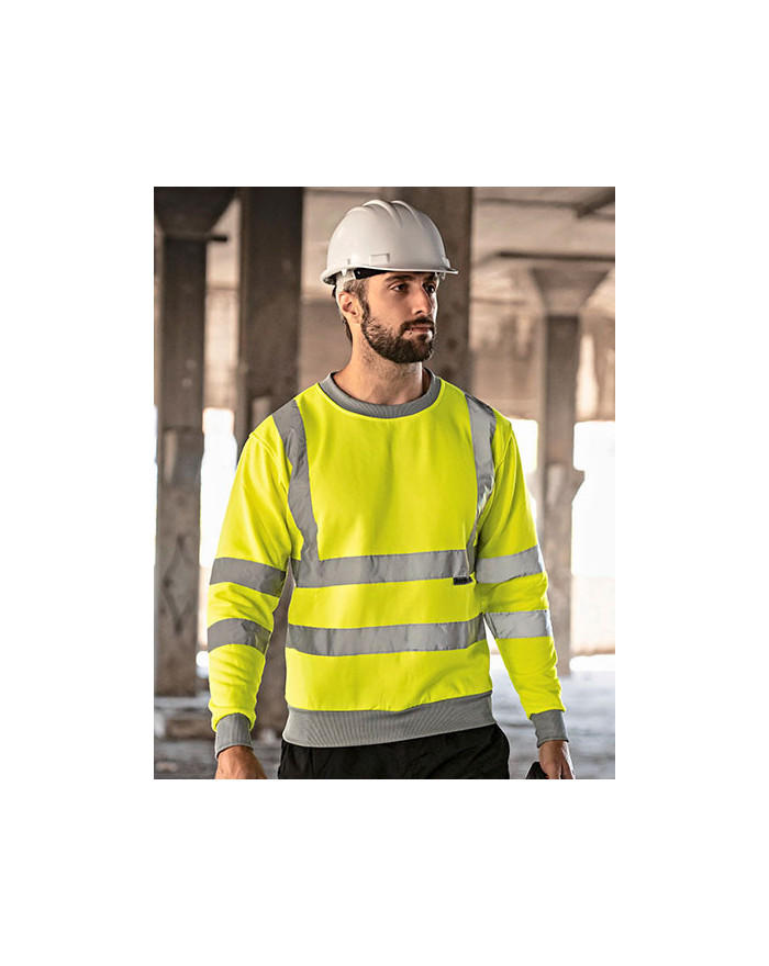 Sweat Personnalisé Manche Longue avec liseré Homme - Korntex KXSW - Sweat Personnalisé avec marquage broderie, flocage ou imp...