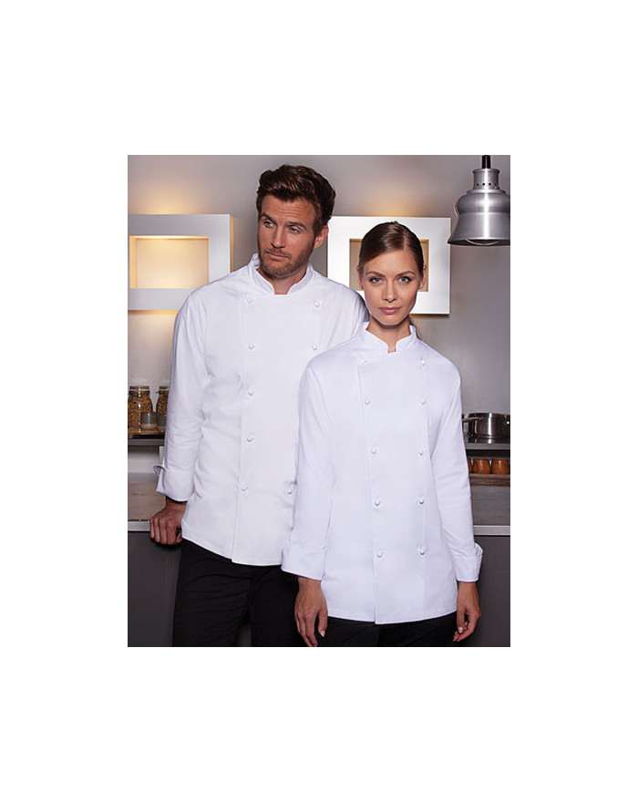 Veste Personnalisée Manche Longue|Manchettes Unisexe 100% coton 185 g/m² - Karlowsky BJM1 - Veste Personnalisée avec marquage...