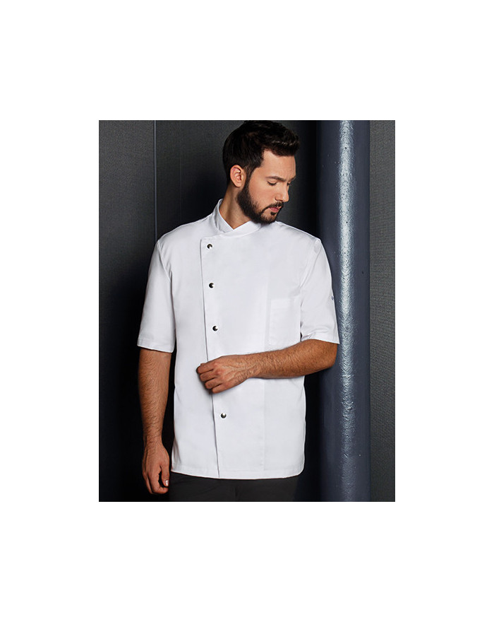 Veste Personnalisée Manche Courte Duo 215 g/m² - Karlowsky JM 15 - Veste Personnalisée avec marquage broderie, flocage ou imp...