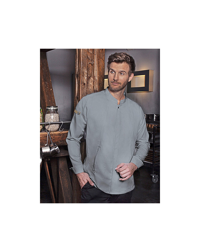 Veste Personnalisée Manche Longue|Manchettes Duo 150 - Karlowsky JM 35 - Veste Personnalisée avec marquage broderie, flocage ...