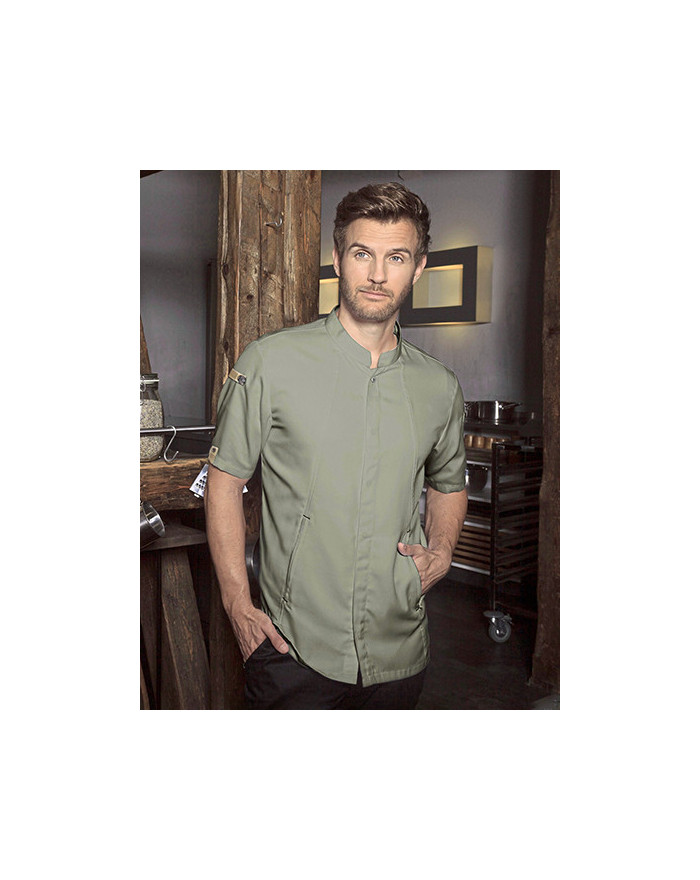 Veste Personnalisée Manche Courte Duo 150 g/m² - Karlowsky JM 36 - Veste Personnalisée avec marquage broderie, flocage ou imp...