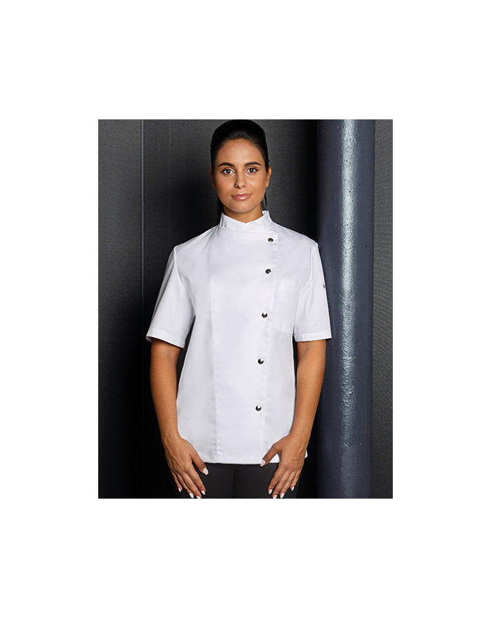 Veste Personnalisée Manche Courte Duo 215 g/m² - Karlowsky JF 4 - Veste Personnalisée avec marquage broderie, flocage ou impr...