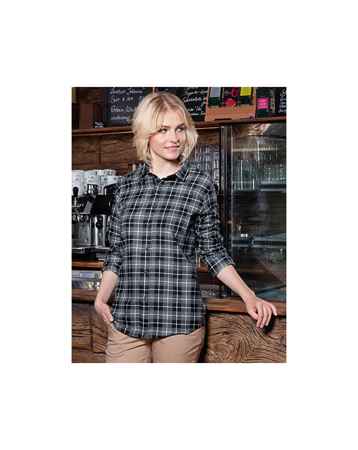 Chemise d'entreprise Personnalisée Manche Longue|Manchettes Duo 110 g/m² - Karlowsky BF7/BF8/BF9 - Chemise d'entreprise Perso...