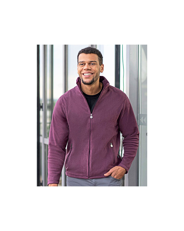 Veste Personnalisée Manche Longue Duo 280 g/m² - Karlowsky JM 37 - Veste Polaire Personnalisée avec marquage broderie, flocag...