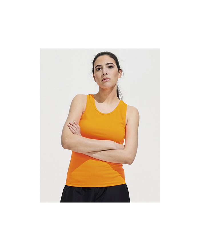 Tee shirt Personnalisé Sans Manche Duo 140 g/m² - SOL´S 02117 - Tee shirt personnalisé sans manches avec marquage broderie, f...