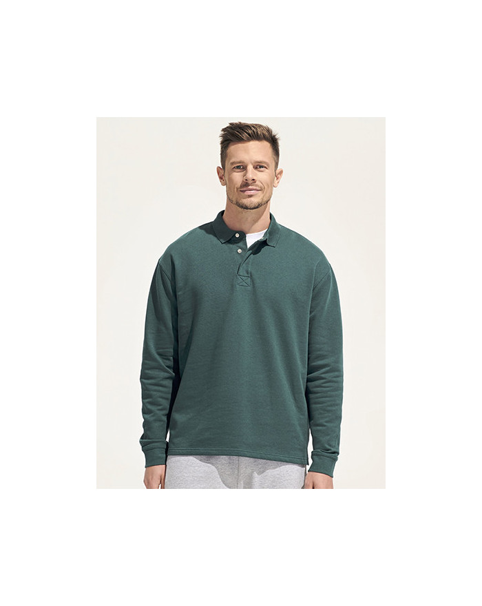 Sweat Personnalisé Manche Longue avec liseré Unisexe 320 g/m² - SOL´S 03990 - Sweat Personnalisé avec marquage broderie, floc...
