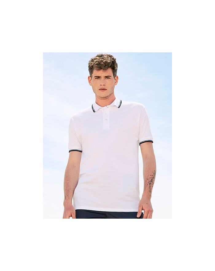 Polo Personnalisé Manche Courte avec liseré Duo 100% coton 270 g/m² - SOL´S 11365 - Polo Personnalisé avec marquage broderie,...