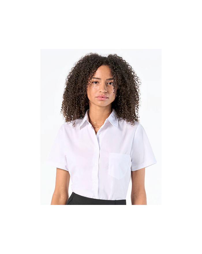 Chemise d'entreprise Personnalisée Manche Courte Duo 105 g/m² (White: 95 g/m²) - SOL´S 16070 - Chemise d'entreprise Personnal...