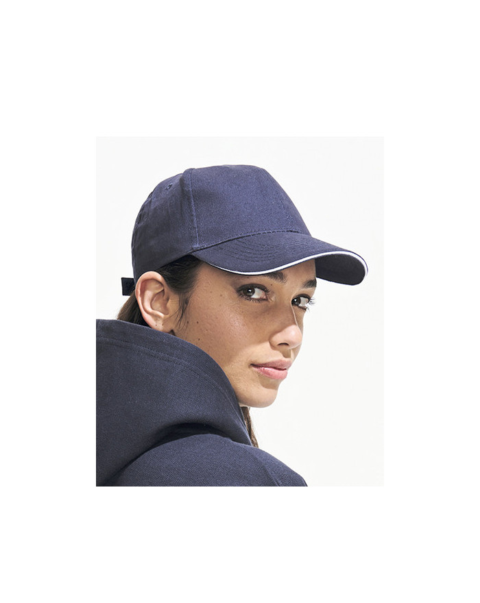 Casquettes personnalisée 100% coton 180 g/m² - SOL´S 03092 - Casquettes avec marquage broderie, flocage ou impression. Grossi...