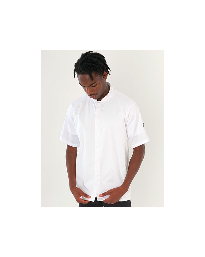 Veste Personnalisée Manche Courte Unisexe 200 g/m² - Le Chef Prep DE112 - Veste Personnalisée avec marquage broderie, flocage...