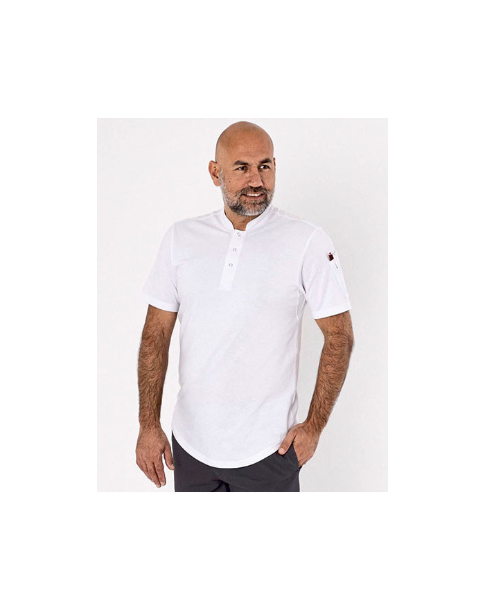 Chemise d'entreprise Personnalisée Enroulable|Manche Courte Homme 250 g/m² - Le Chef DF130 - Chemise d'entreprise Personnalis...