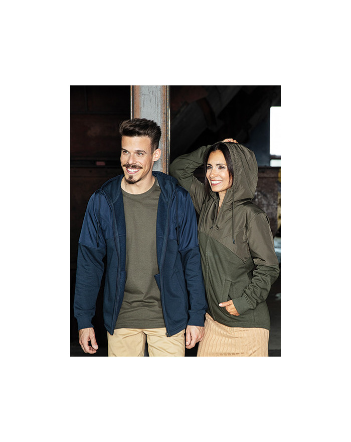 Veste Personnalisée Manche Longue|avec liseré Homme ou Femme 300 g/m² - Miners mate MY910 - Veste Personnalisée avec marquage...