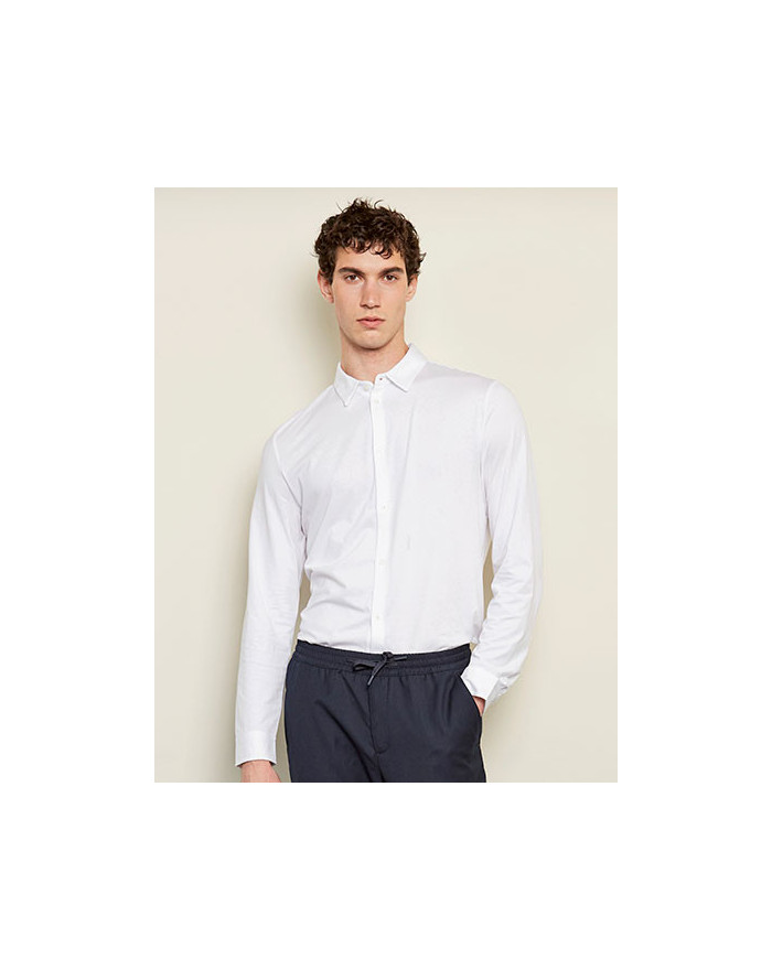 Chemise d'entreprise Personnalisée Manche Longue|Manchettes Duo - NEOBLU 03198 - Chemise d'entreprise Personnalisée avec marq...