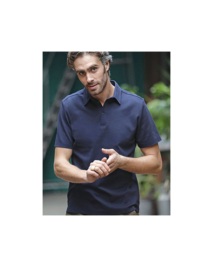 Polo Personnalisé Manche Courte avec liseré Homme 100% coton 240 g/m² - NEOBLU 03933 - Polo Personnalisé avec marquage broder...