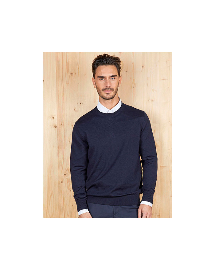 Sweat Personnalisé Manche Longue avec liseré Duo 240 g/m² - NEOBLU 04037 - Sweat Personnalisé avec marquage broderie, flocage...