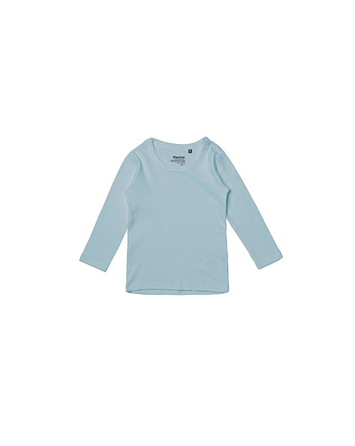 Tee shirt Personnalisé Manche Longue Enfant 100% coton 220 g/m² - Neutral O11001 - Tee shirt Personnalisé avec marquage brode...