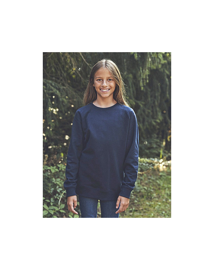 Sweat Personnalisé Manche Longue avec liseré Enfant 100% coton 300 g/m² - Neutral O33001 - Sweat Personnalisé avec marquage b...