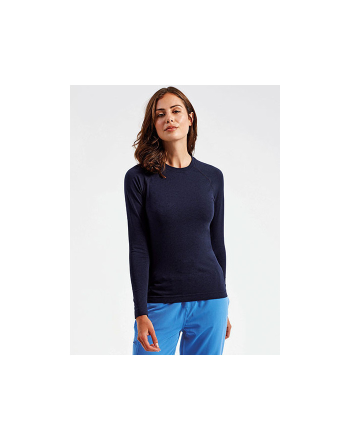 Tee shirt Personnalisé Manche Longue Col rond Femme  170 g/m² - Onna by Premier NN370 - Tee shirt Personnalisé avec marquage ...