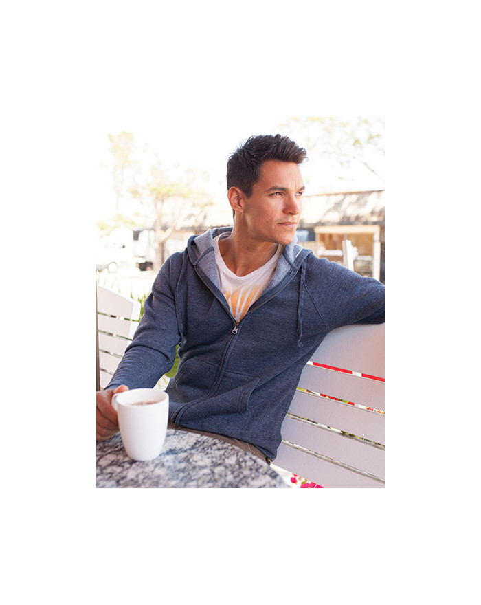 Sweat Personnalisé avec liseré Unisexe 270 g/m² - Independent PRM33SBZ - Sweat Personnalisé avec marquage broderie, flocage o...