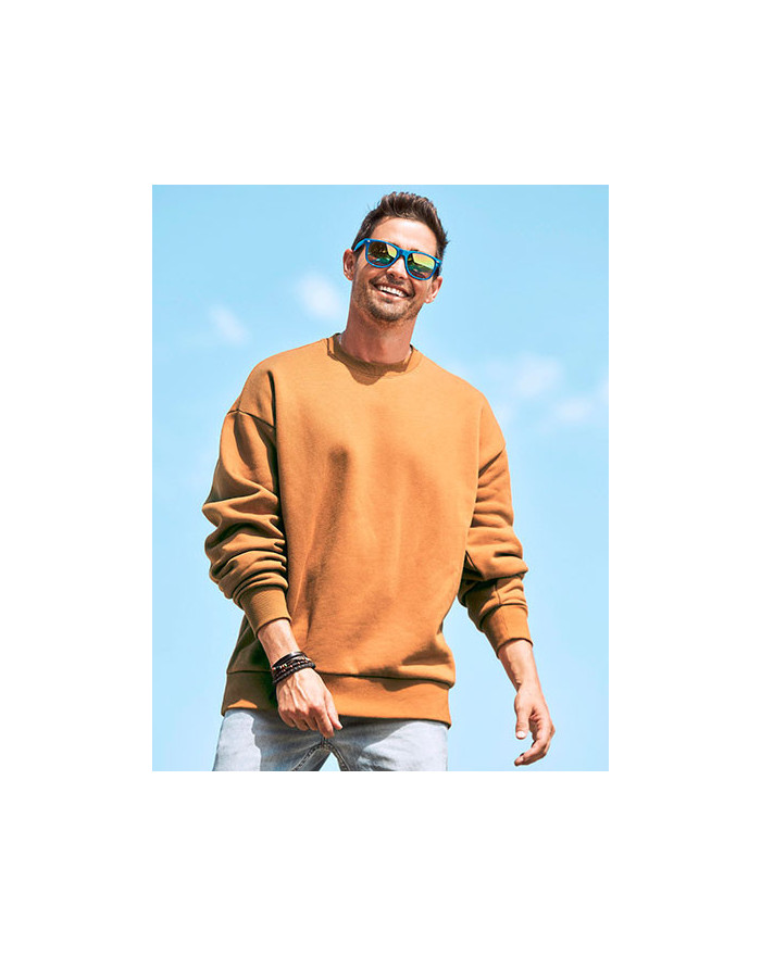 Sweat Personnalisé Manche Longue avec liseré Duo 340 g/m² - Next Level Apparel N9007 - Sweat Personnalisé avec marquage brode...