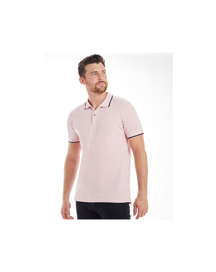 Polo Personnalisé Manche Courte avec liseré Duo 210 g/m² - Mantis M191 - Polo Personnalisé avec marquage broderie, flocage ou...