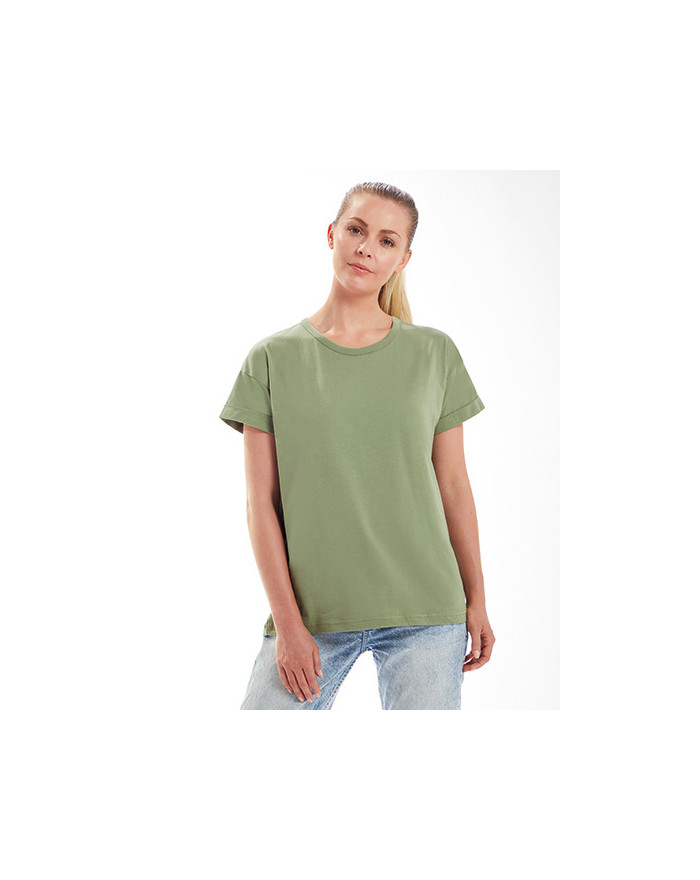 Tee shirt Personnalisé Manche Courte Femme 100% coton 150 g/m² - Mantis M193 - Tee shirt Personnalisé avec marquage broderie,...
