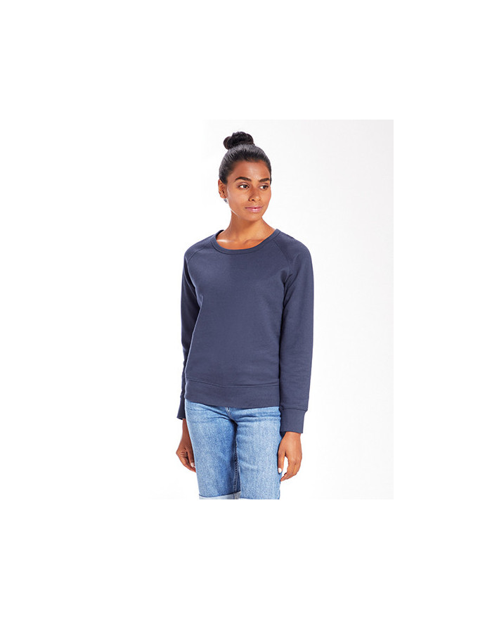 Sweat Personnalisé Manche Longue avec liseré Duo 280 g/m² - Mantis M77 - Sweat Personnalisé avec marquage broderie, flocage o...