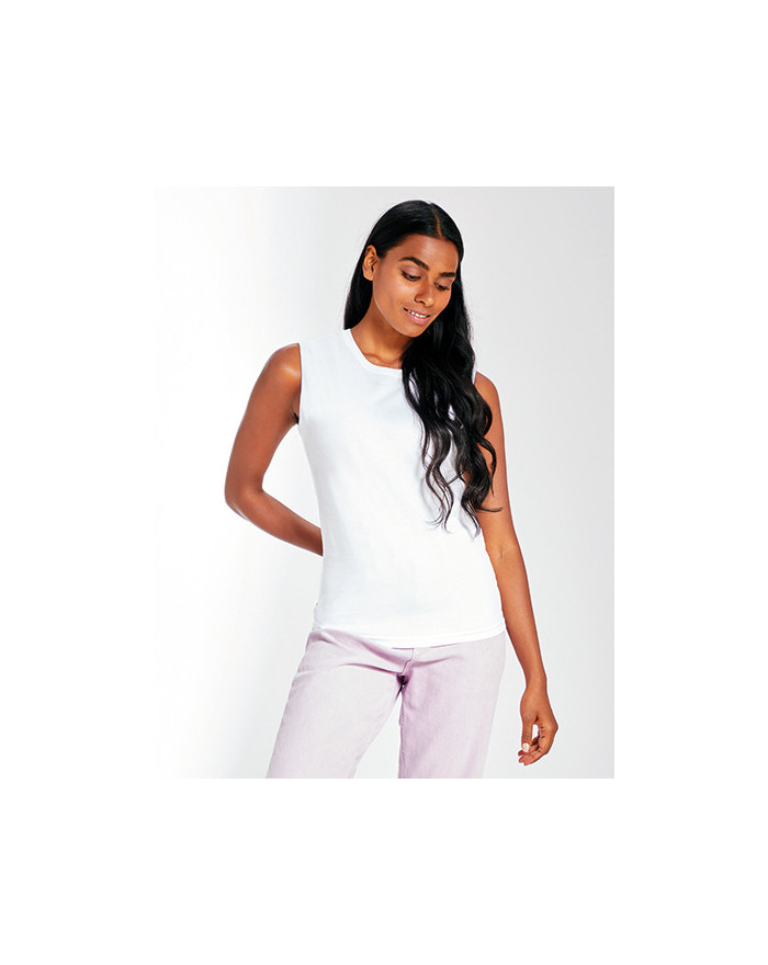 Tee shirt Personnalisé Sans Manche Duo 100% coton 150 g/m² - Mantis M82 - Tee shirt personnalisé sans manches avec marquage b...