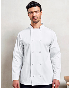 Veste Personnalisée Manche Longue Homme ou Femme 195 g/m² - Premier Workwear PW657 - Vêtement restauration Personnalisé avec ...