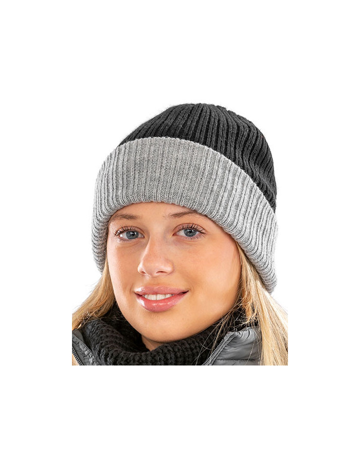 Bonnet personnalisé Result Winter Essentials RC378X - Bonnet personnalisé avec marquage broderie, flocage ou impression. Gros...