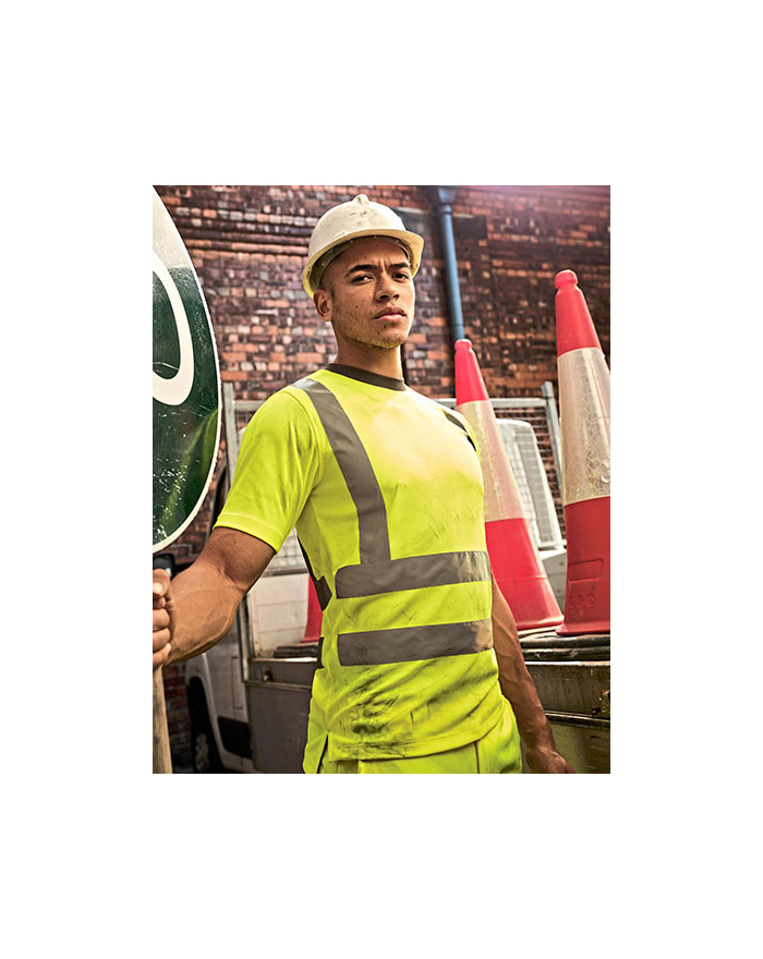 Tee shirt Personnalisé Manche Courte Homme 150 g/m² - Regatta High Visibility TRS270 - Tee shirt Personnalisé avec marquage b...