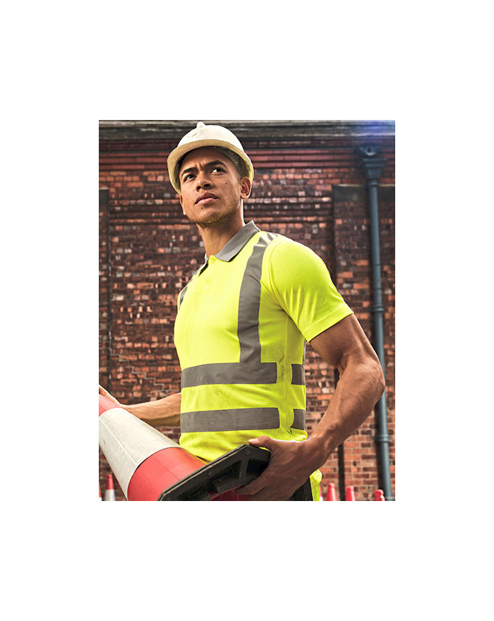 Polo Personnalisé Manche Courte Homme 150 g/m² - Regatta High Visibility TRS271 - Polo Personnalisé avec marquage broderie, f...