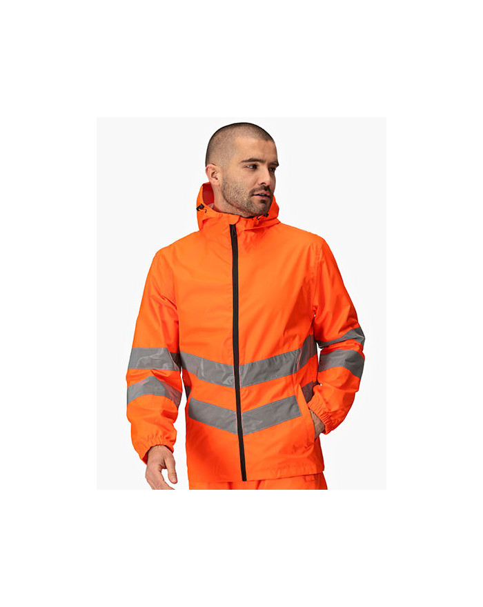 Veste Personnalisée Manche Longue Homme 140 g/m² - Regatta High Visibility TRW497 - Veste Personnalisée avec marquage broderi...
