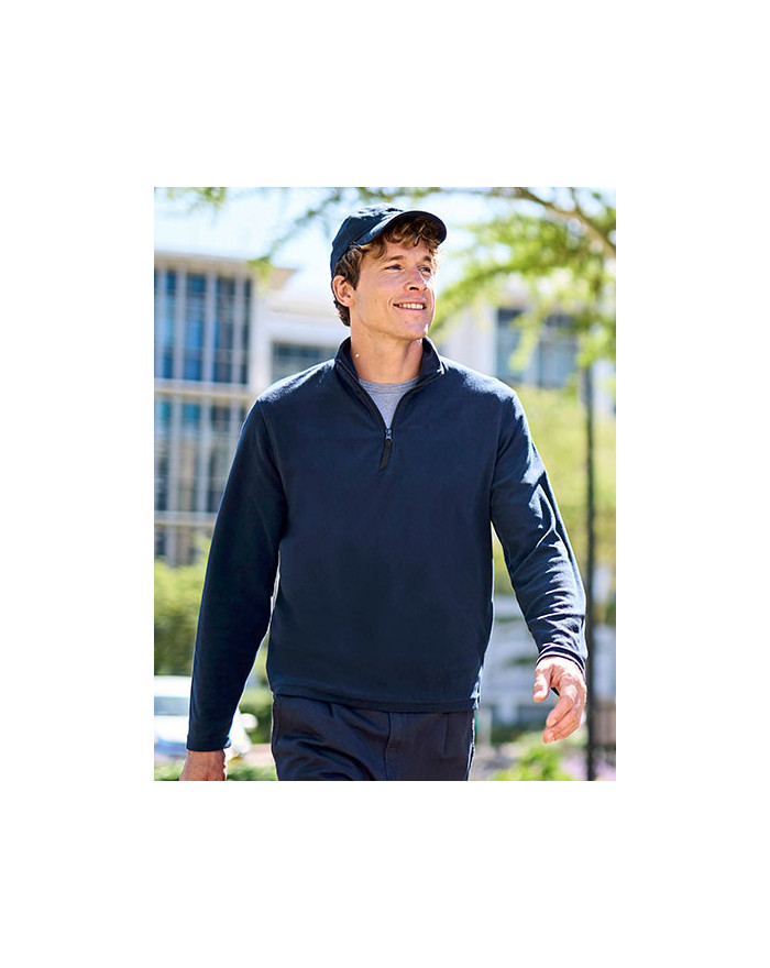 Sweat  Personnalisé Manche Longue Fermeture à glissière 1/2 Homme   170 g/m² - Regatta Professional RG549  