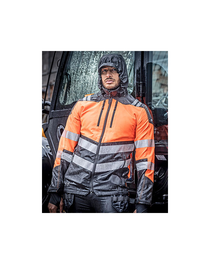 Veste Personnalisée Manche Longue avec liseré Homme 110 g/m² - Regatta High Visibility TRW550 - Veste Personnalisée avec marq...